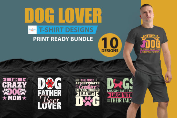 Editable Dog Lover T-shirt Design Bundle: Real Talk for Embroidery Pros
