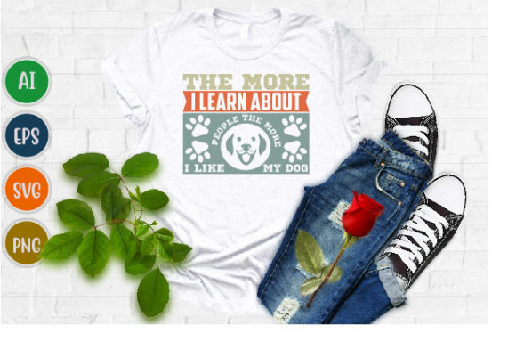 I Love My Dog, Adopt a Dog T Shirt Svg