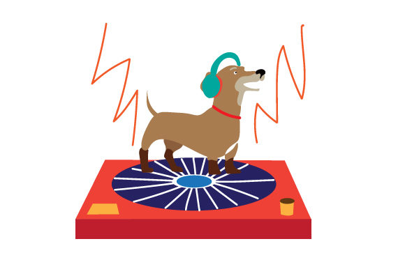 Wiener Dog Djing – A Designer’s Take on This Playful Embroidery Design