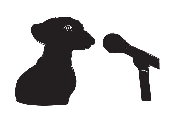 Wiener Dog with a Microphone Silhouette: Real-World Embroidery Review